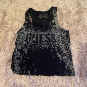 Guess cropped tank top